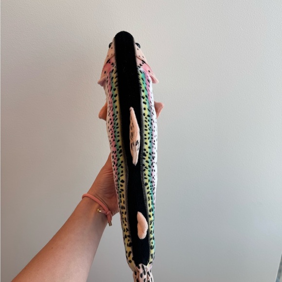 Rainbow Trout Print Plush Toy | Vintage Cabin Critters - Picture 6 of 8